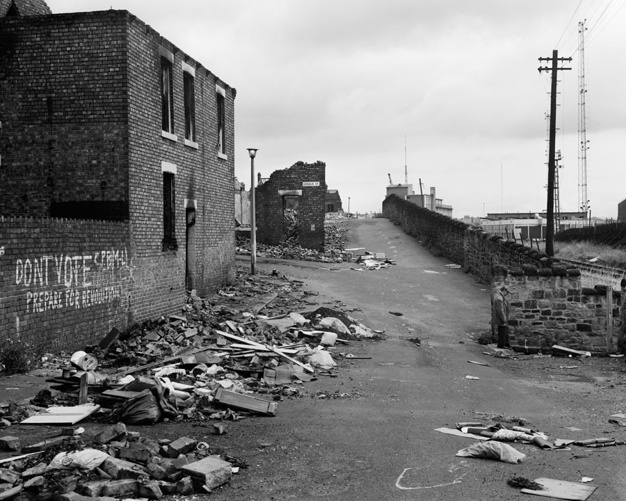 08. Street in Wallsend with houses demolished 1981